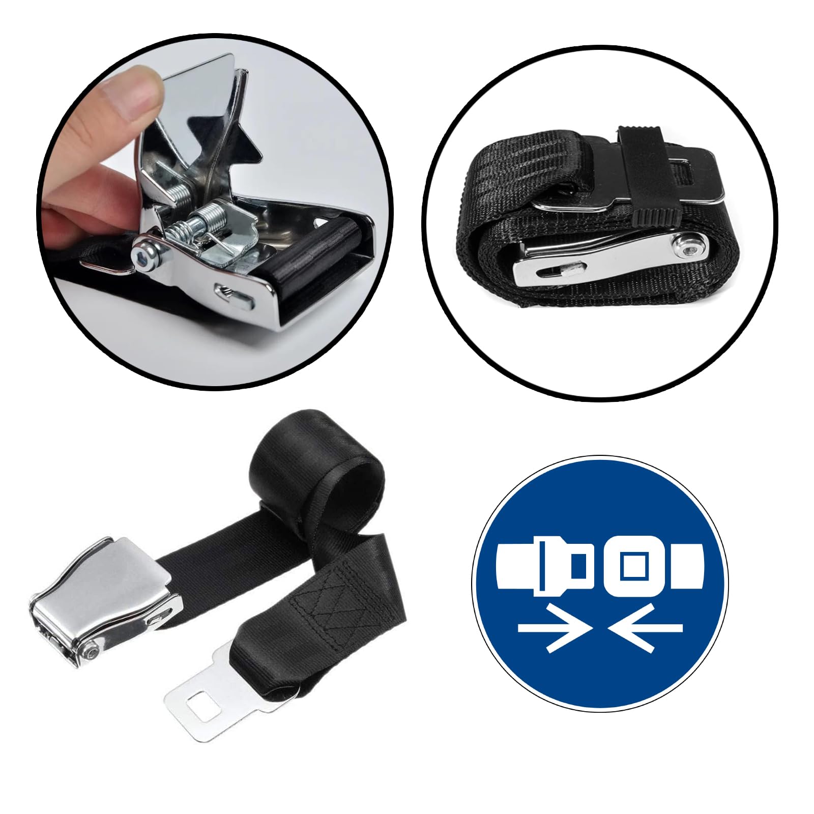 Amazon | 妊娠中の女性や太った男性のための飛行機シートベルト